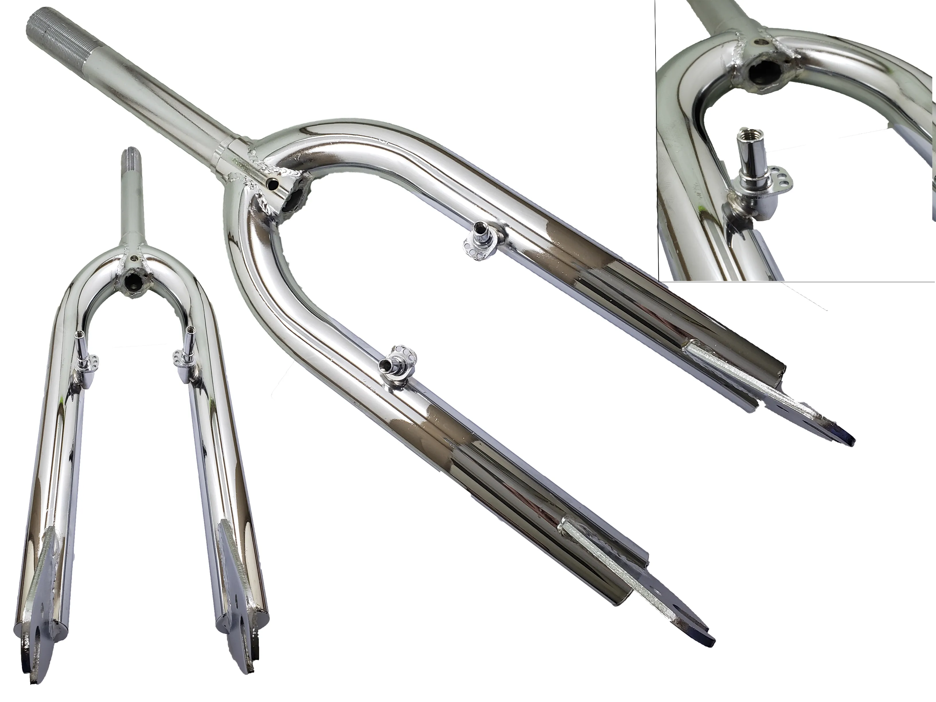 Horquilla importada BMX cromada con pivot