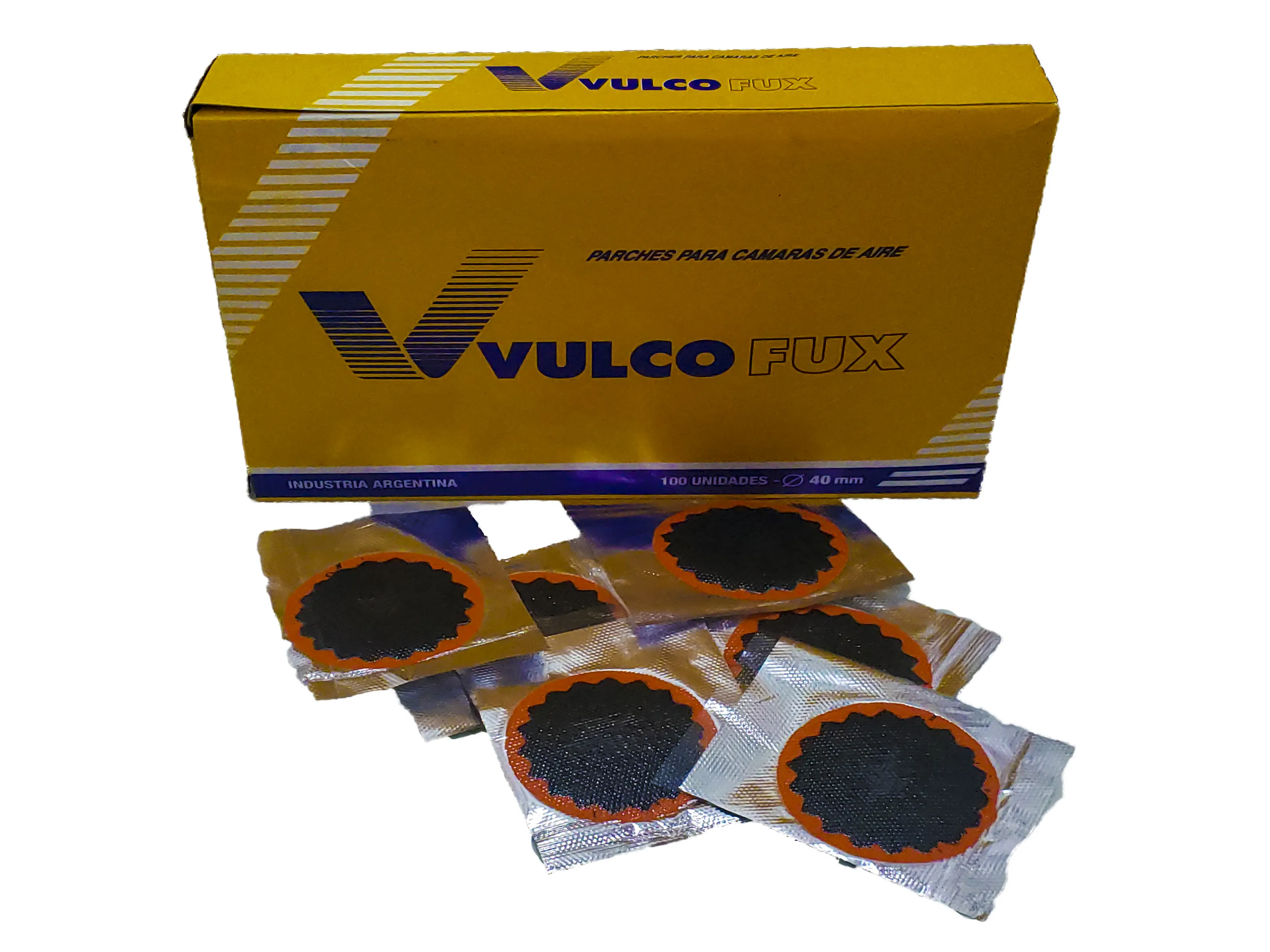Parche Vulco 40 caja x 100 unidades