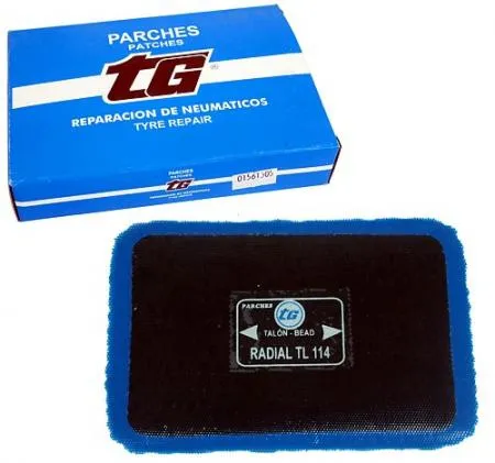 Parche tela TG TL114 130x85 radial en caja x 10 unidades