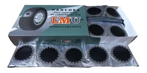 Parche tela LM U40 caja x 100 unidades