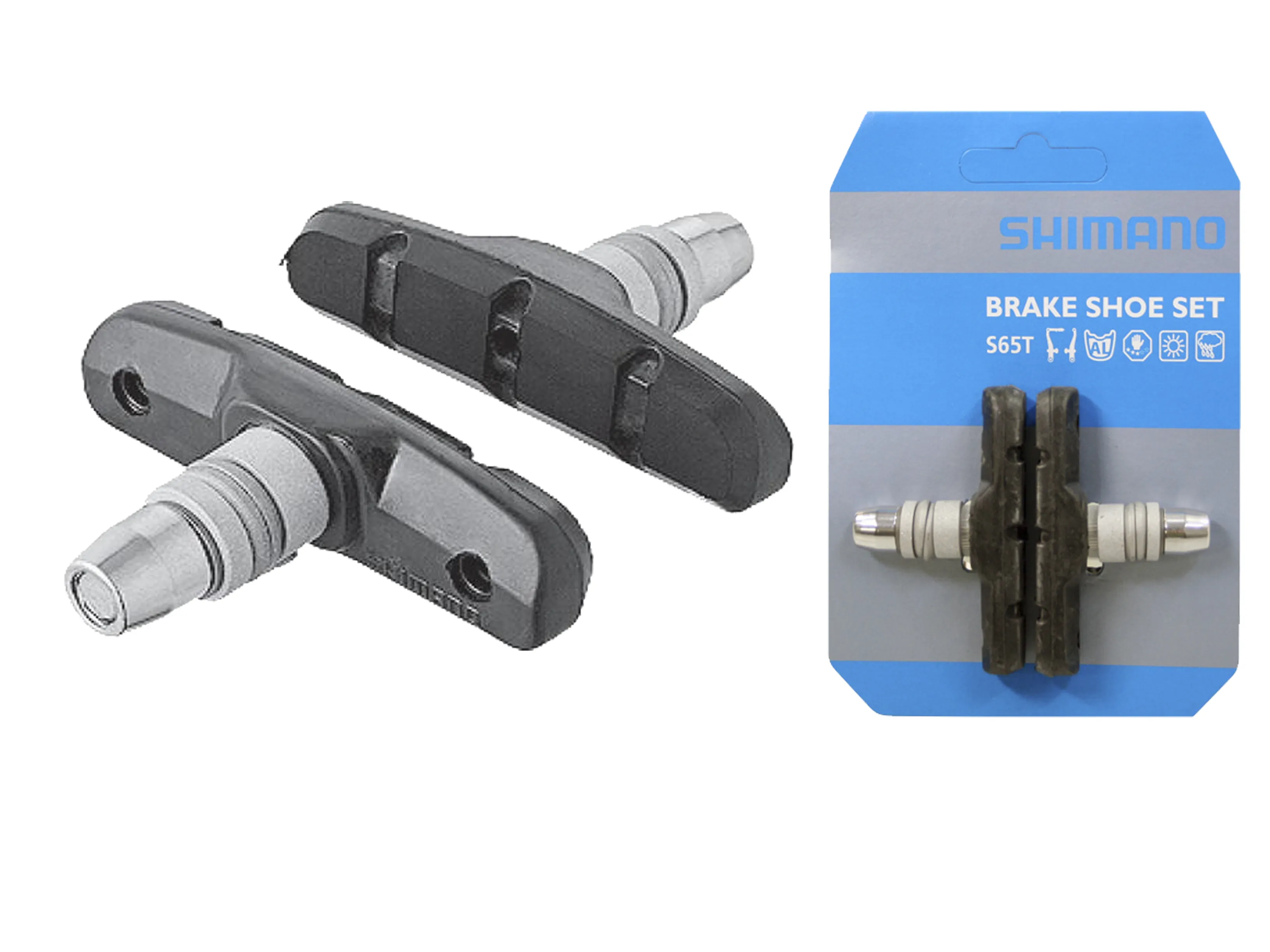 Patin de freno V-Brake con tuerca Shimano S65T