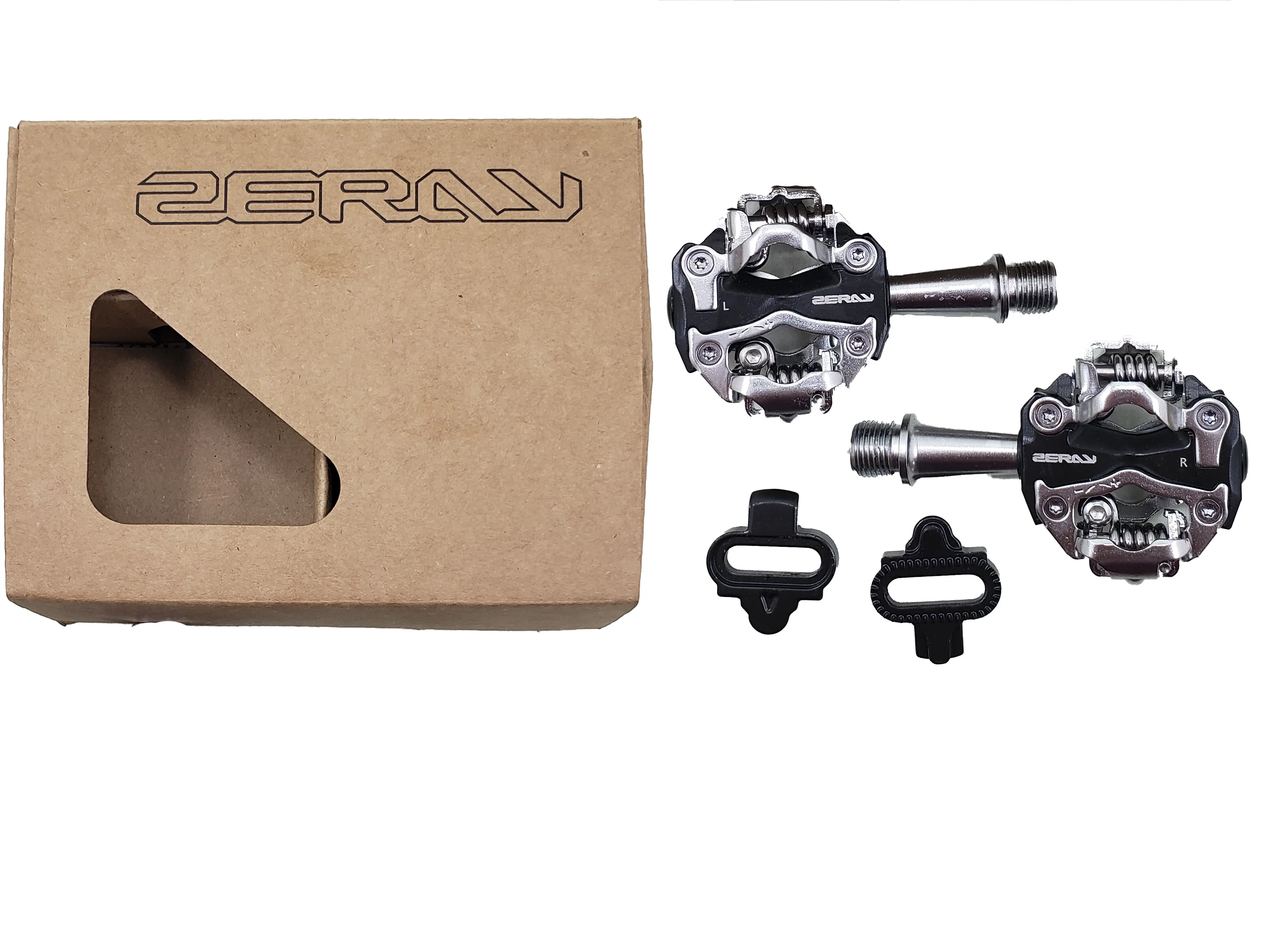 Pedal TT. aluminio Zeray doble traba a ruleman