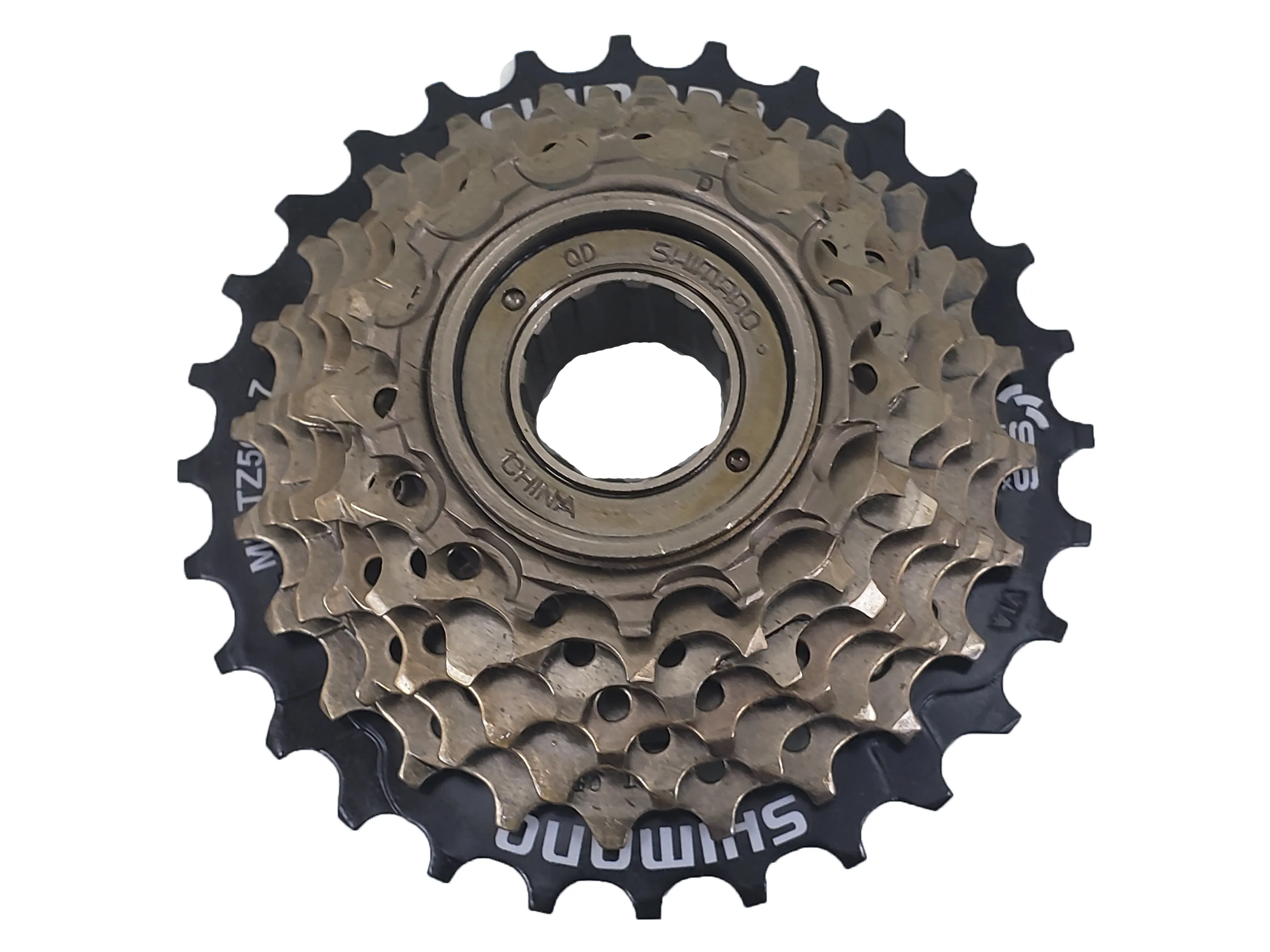 Piñon 7 coronas a rosca Shimano TZ500 14-28