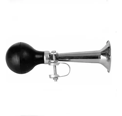 Bocina cromada recta